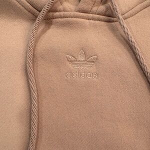 Adidas Crop style Sweatsirt w/ Hood, size L